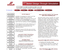 Tablet Screenshot of intusoft.com